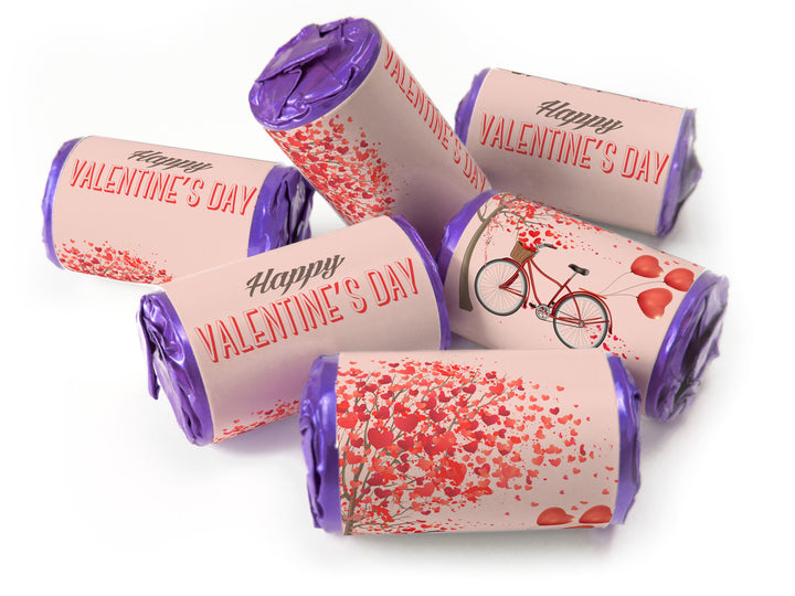 Valentines Day Favours - Love Heart Sweets with Inner Foil choices - Valentine V8