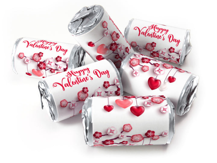 Valentines Day Favours - Love Heart Sweets with Inner Foil choices - Valentine V1