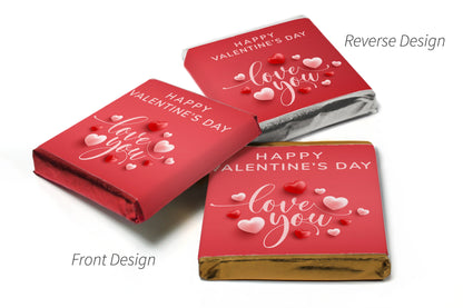 Valentines Day Favours - Neapolitan Chocolates - Valentine V5