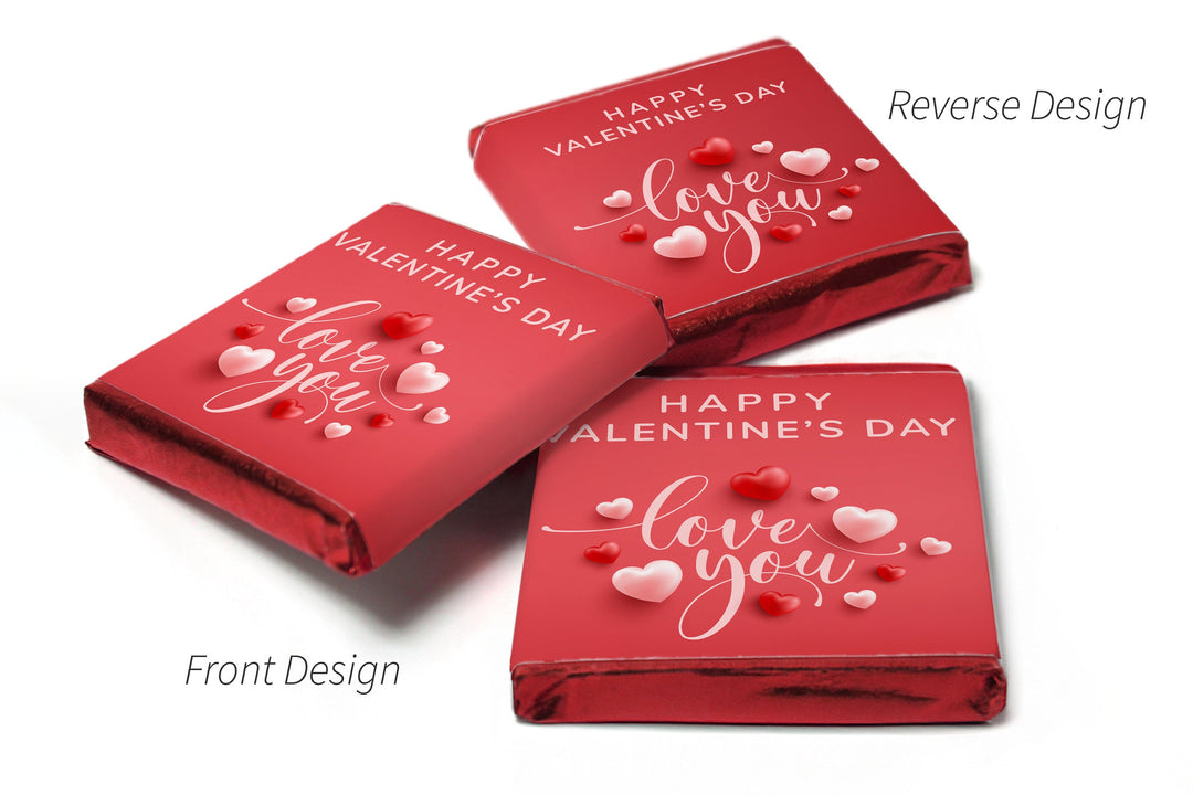 Valentines Day Favours - Neapolitan Chocolates - Valentine V5