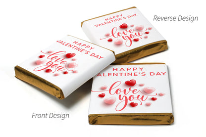 Valentines Day Favours - Neapolitan Chocolates - Valentine V6