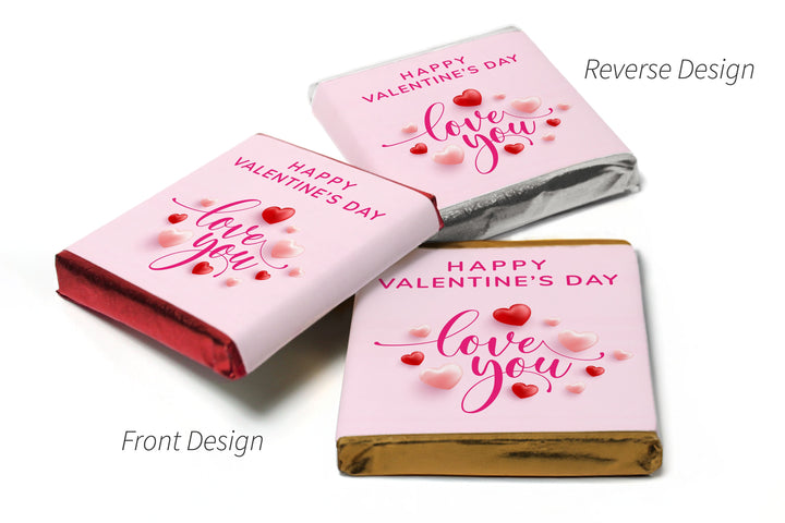 Valentines Day Favours - Neapolitan Chocolates - Valentine V7