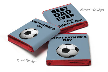 Fathers Day / Best Dad Chocolates - Personalised Favours - Neapolitan Chocolates - V4