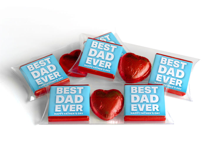 Choc Heart Trio Fathers Day Chocolates - Neapolitan Chocolates - V0