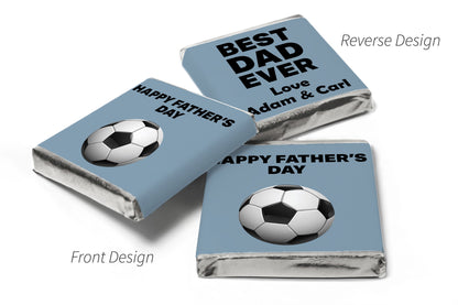 Fathers Day / Best Dad Chocolates - Personalised Favours - Neapolitan Chocolates - V4