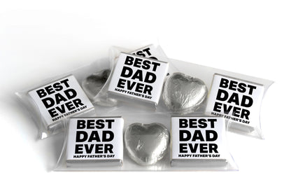 Choc Heart Trio Fathers Day Chocolates - Neapolitan Chocolates - V1