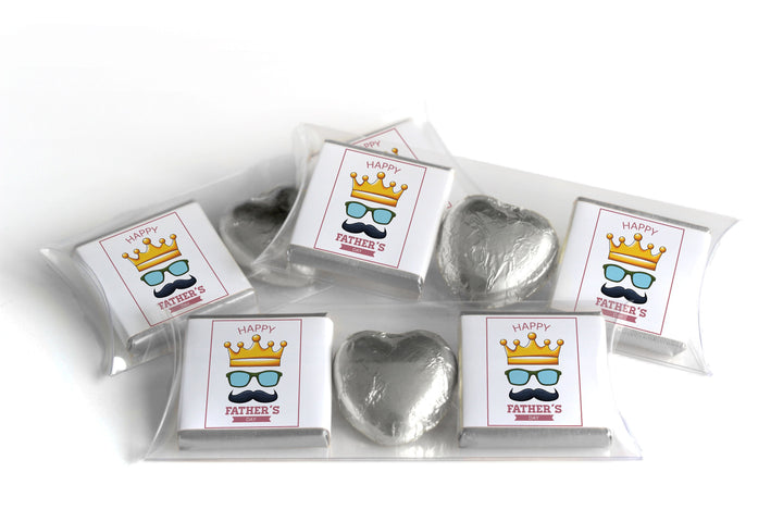 Choc Heart Trio Fathers Day Chocolates - Neapolitan Chocolates - V2