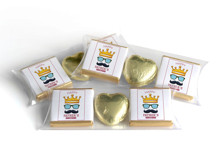 Choc Heart Trio Fathers Day Chocolates - Neapolitan Chocolates - V2