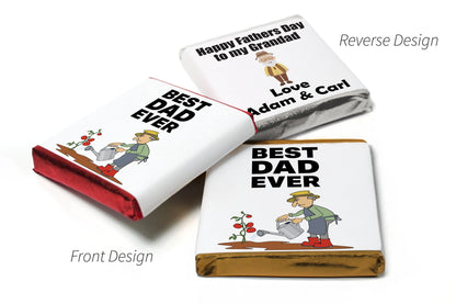 Choc Heart Trio Fathers / Grandads Day Chocolates - Neapolitan Chocolates - V4