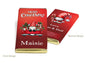 Christmas Santa Gonk Chocolate Bars - Personalised Favours - 80g Milk Chocolate Bars in Gold & Silver Foils - V11