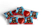 Halloween Gonk Chocolate Trio - Personalised Favours - Neapolitan Chocolates & Chocolate Heart - V5