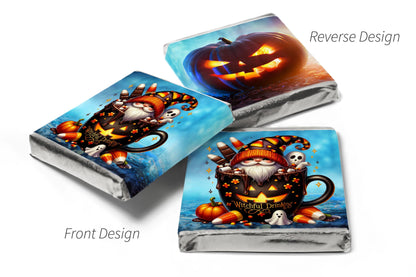 Halloween Gonk Chocolates - Personalised Favours - Neapolitan Chocolates - V5