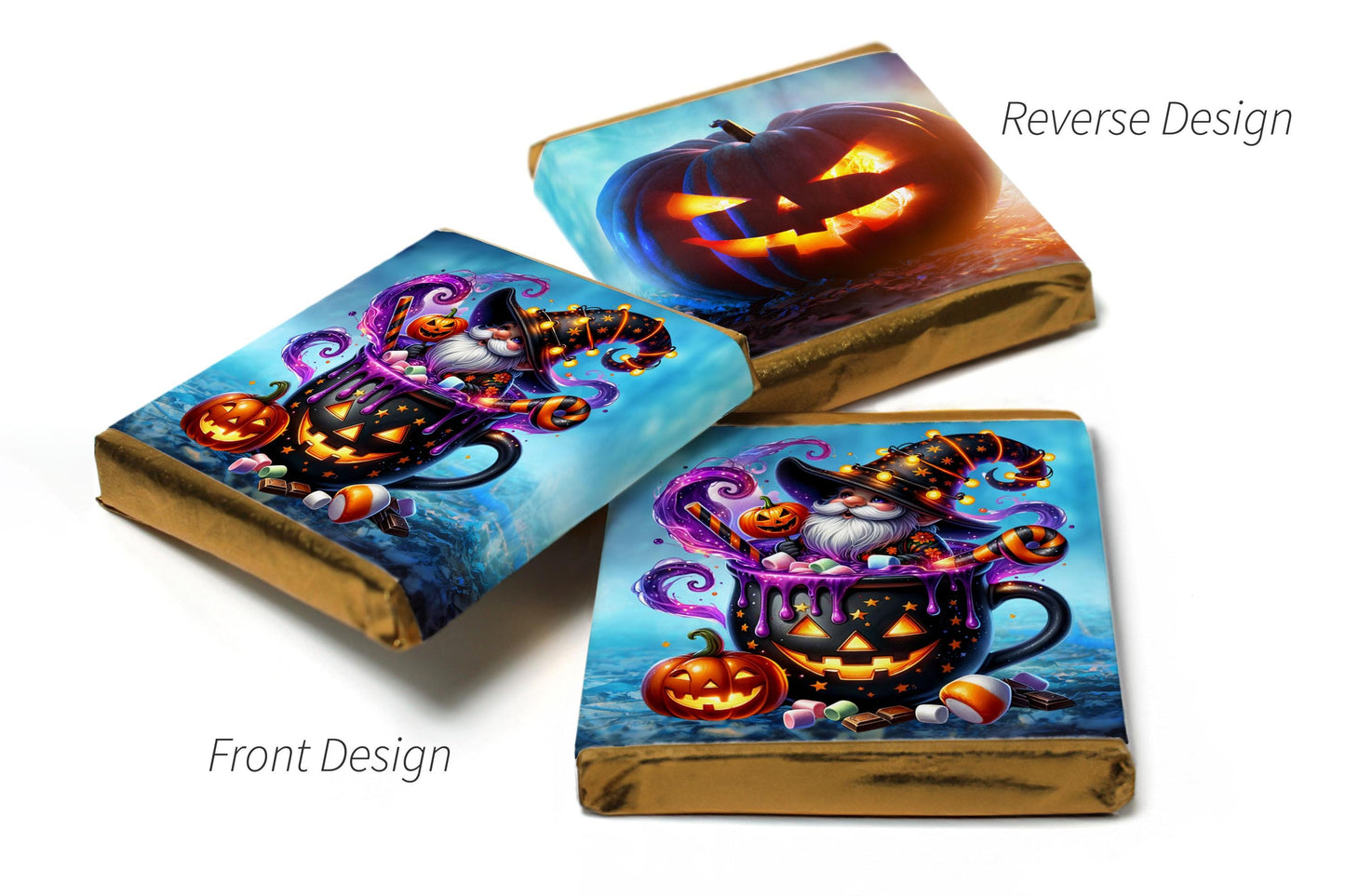 Halloween Gonk Chocolates - Personalised Favours - Neapolitan Chocolates - V6