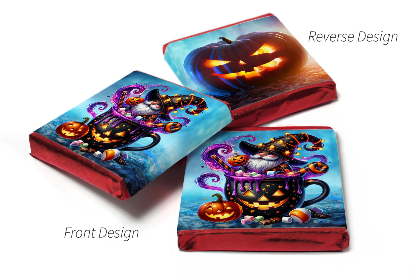 Halloween Gonk Chocolates - Personalised Favours - Neapolitan Chocolates - V6
