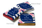 Wedding Chocolates - Personalised Wedding Favours - Neapolitan Chocolates - V10 - Blue