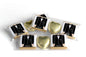 2 Choc Heart Trio Wedding Chocolates - Personalised Favours - Neapolitan Chocolates - Groom