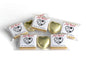 2 Choc Heart Trio Wedding Chocolates - Personalised Favours - Neapolitan Chocolates - V14