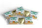 Choc Heart Trio Birthday Gifts - Jungle - Personalised Favours - Neapolitan Chocolates -Green Text