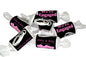 Engaged Sweets - Personalised Love Heart Favors, Pink - Silver Rings