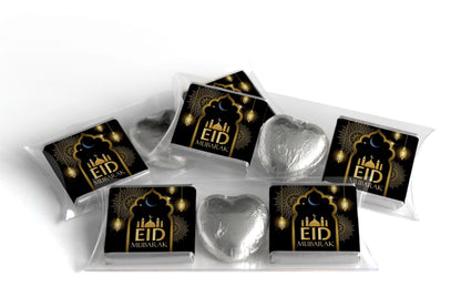 EID Heart Trio Day Chocolates - Neapolitan Chocolates - V3  Black