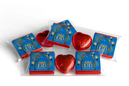 EID Heart Trio Day Chocolates - Neapolitan Chocolates - V3  Blue