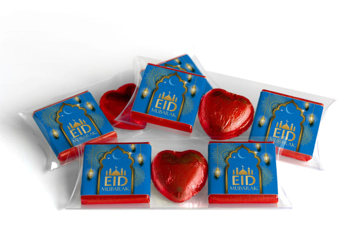 EID Heart Trio Day Chocolates - Neapolitan Chocolates - V3  Blue