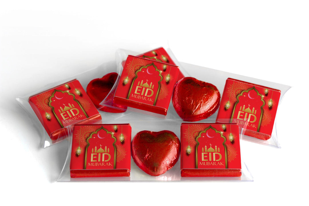 EID Heart Trio Day Chocolates - Neapolitan Chocolates - V3 - Red
