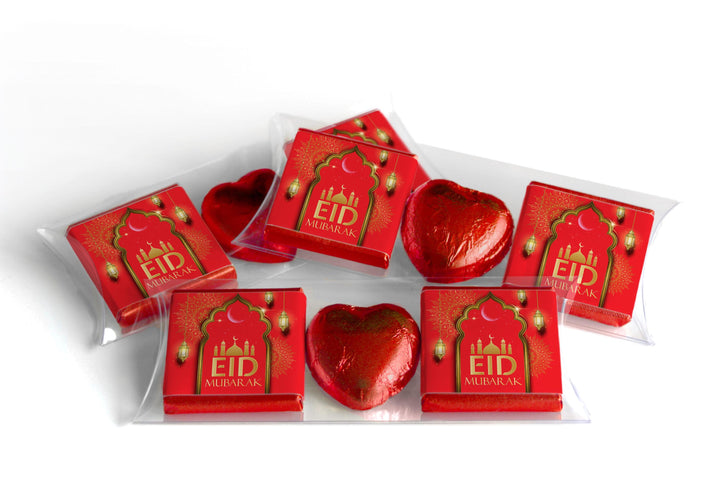 EID Heart Trio Day Chocolates - Neapolitan Chocolates - V3 - Red