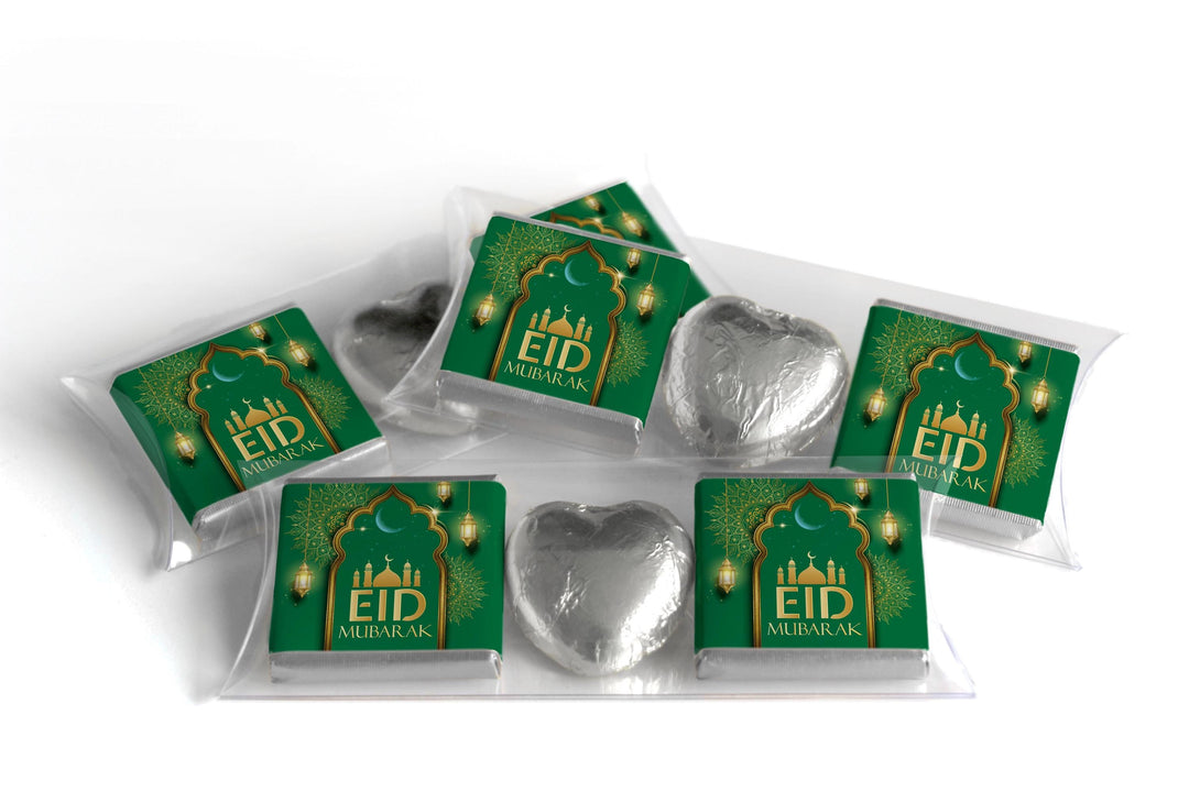 EID Heart Trio Day Chocolates - Neapolitan Chocolates - V3 - Green