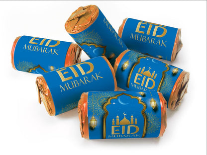 EID Sweets - EID Gifts - Favors - Love Heart Sweets with Inner Foil choices - Blue V3