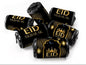 EID Sweets - EID Gifts - Favors - Love Heart Sweets with Inner Foil choices - Black V3