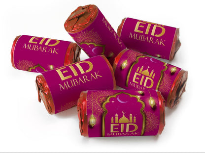 EID Sweets - EID Gifts - Favors - Love Heart Sweets with Inner Foil choices - Dark Pink V3