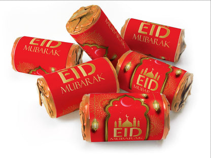 EID Sweets - EID Gifts - Favors - Love Heart Sweets with Inner Foil choices - Red V3
