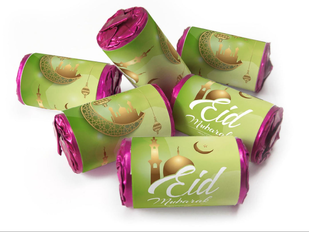 EID Mubarak Sweets - Favours - Love Heart Sweets with Inner Foil choices V2