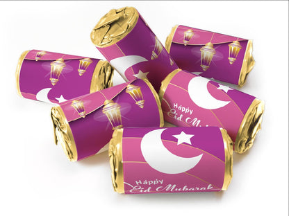EID Mubarak Sweets - Favours - Love Heart Sweets with Inner Foil choices - V6