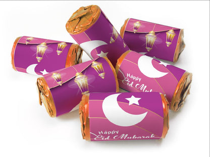 EID Mubarak Sweets - Favours - Love Heart Sweets with Inner Foil choices - V6