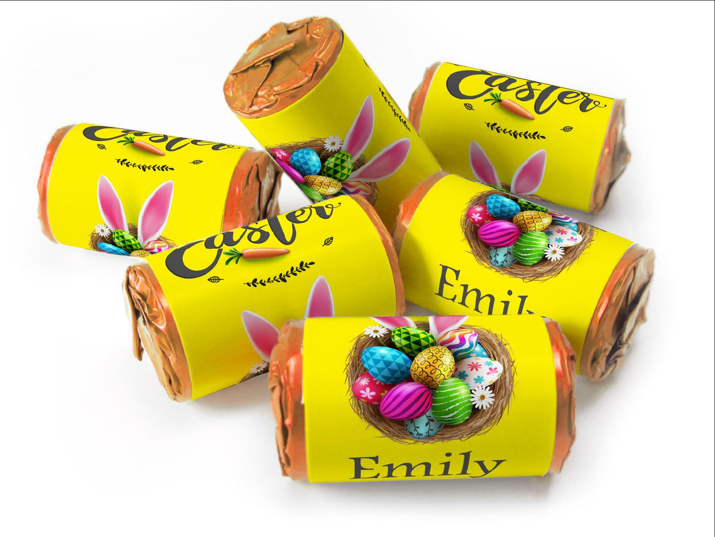 Easter Sweets - Easter Gifts - Favors - Love Heart Sweets with Inner Foil choices - V2