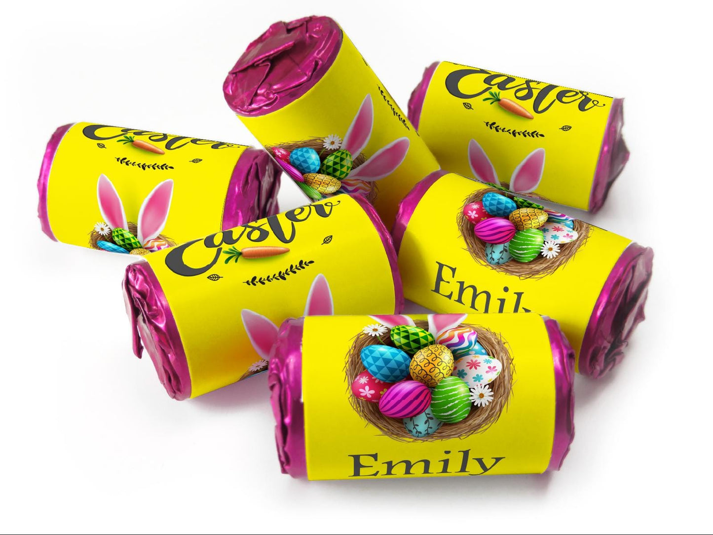 Easter Sweets - Easter Gifts - Favors - Love Heart Sweets with Inner Foil choices - V2
