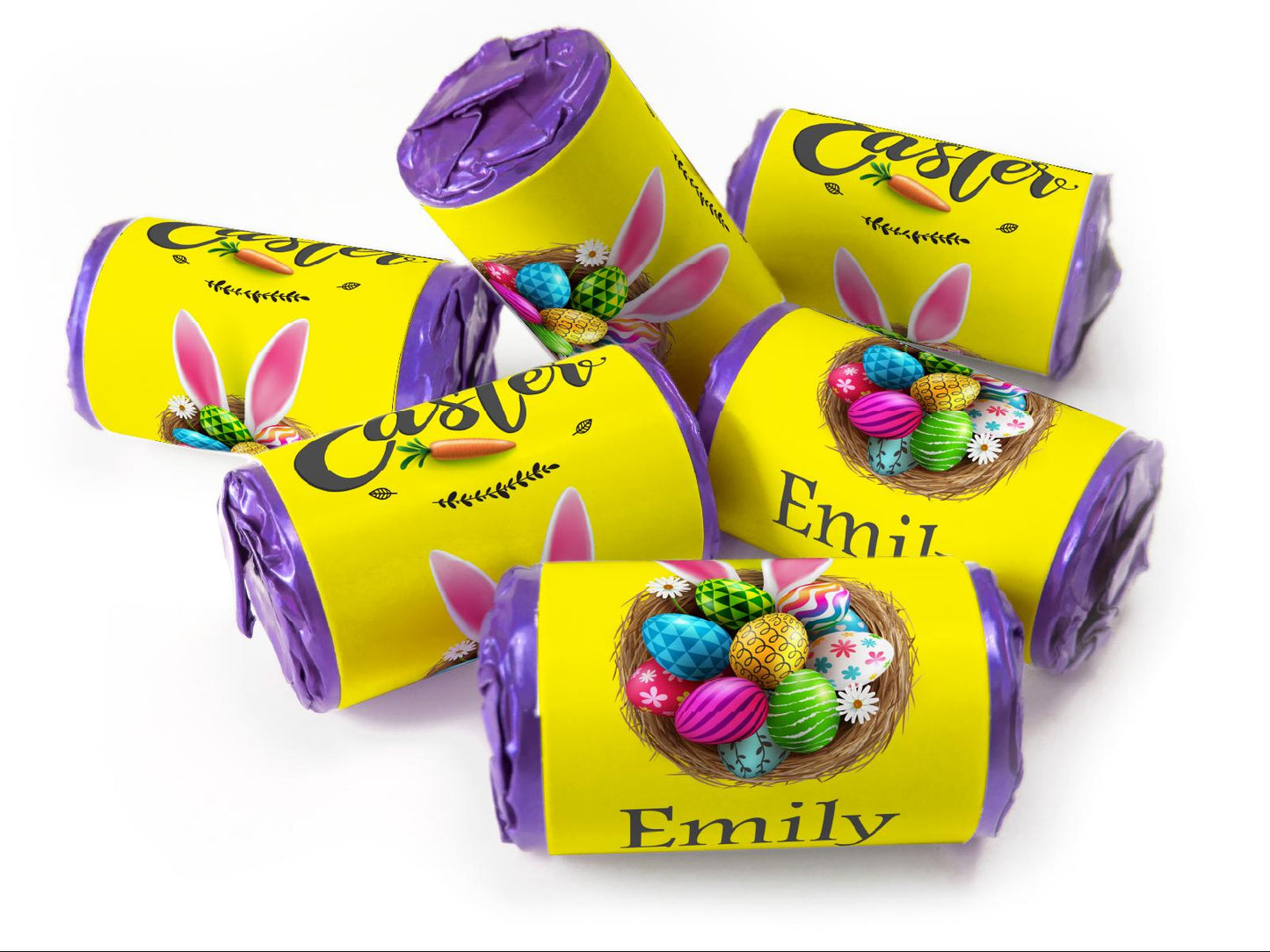 Easter Sweets - Easter Gifts - Favors - Love Heart Sweets with Inner Foil choices - V2