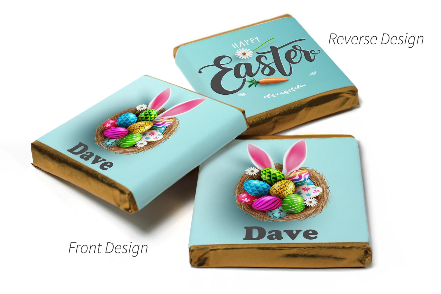 Easter Chocolates - Personalised Favours - Neapolitan Chocolates - Easter Gifts V2