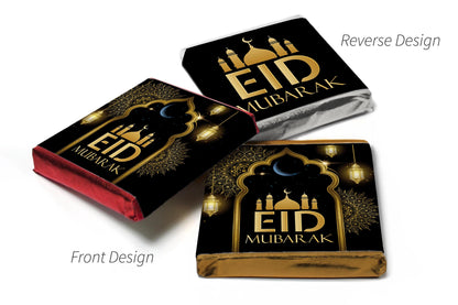 EID Heart Trio Day Chocolates - Neapolitan Chocolates - V3  Black