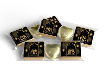 EID Heart Trio Day Chocolates - Neapolitan Chocolates - V3  Black