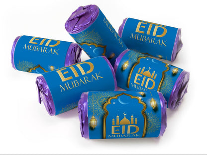 EID Sweets - EID Gifts - Favors - Love Heart Sweets with Inner Foil choices - Blue V3