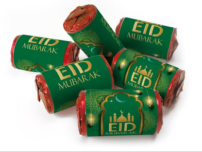 EID Sweets - EID Gifts - Favors - Love Heart Sweets with Inner Foil choices - Green V3