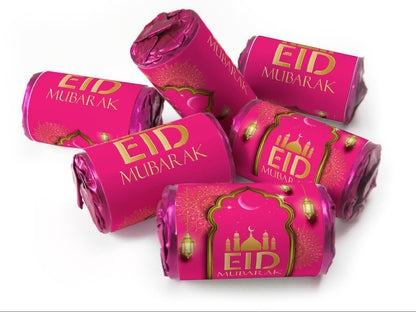 EID Sweets - EID Gifts - Favors - Love Heart Sweets with Inner Foil choices - Pink V3