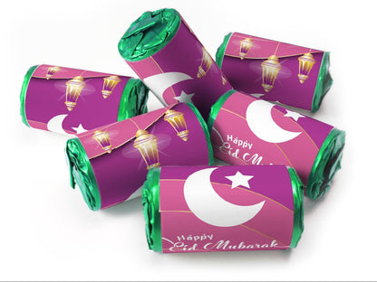 EID Mubarak Sweets - Favours - Love Heart Sweets with Inner Foil choices - V6