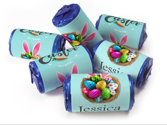 Easter Sweets - Easter Gifts - Favors - Love Heart Sweets with Inner Foil choices - V1