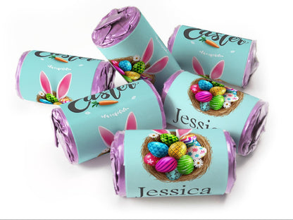 Easter Sweets - Easter Gifts - Favors - Love Heart Sweets with Inner Foil choices - V1