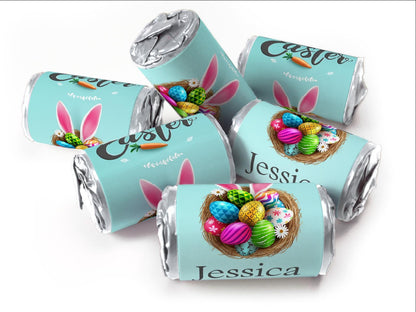 Easter Sweets - Easter Gifts - Favors - Love Heart Sweets with Inner Foil choices - V1