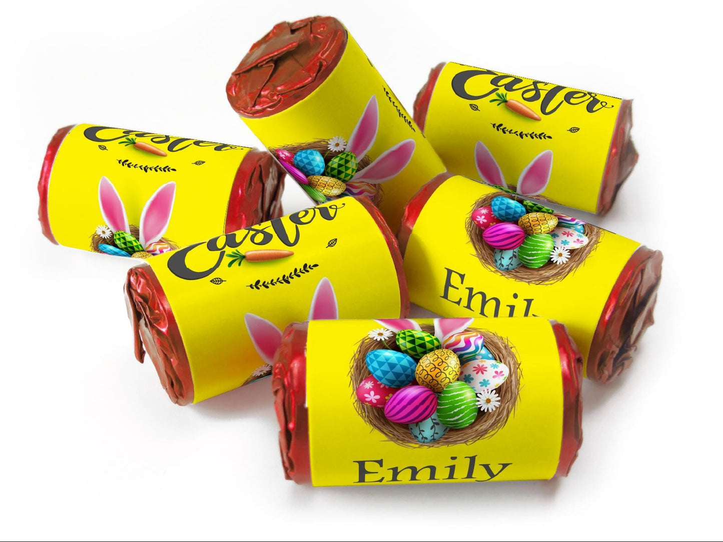 Easter Sweets - Easter Gifts - Favors - Love Heart Sweets with Inner Foil choices - V2